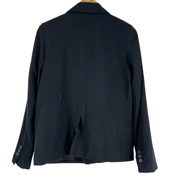 Vince Notched Collar Blazer Black Women's Size 12 New With Tags VR68691081 - Picture 3 of 9